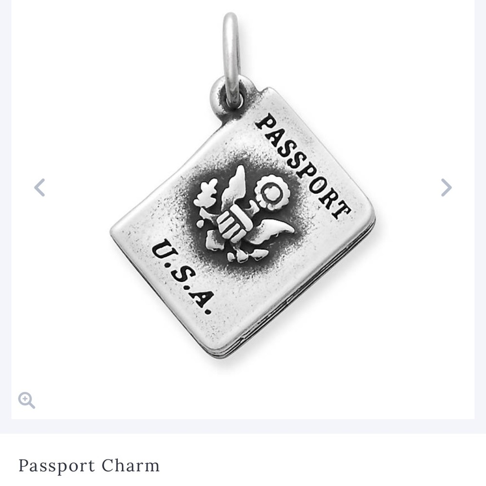 James Avery Passport Charm